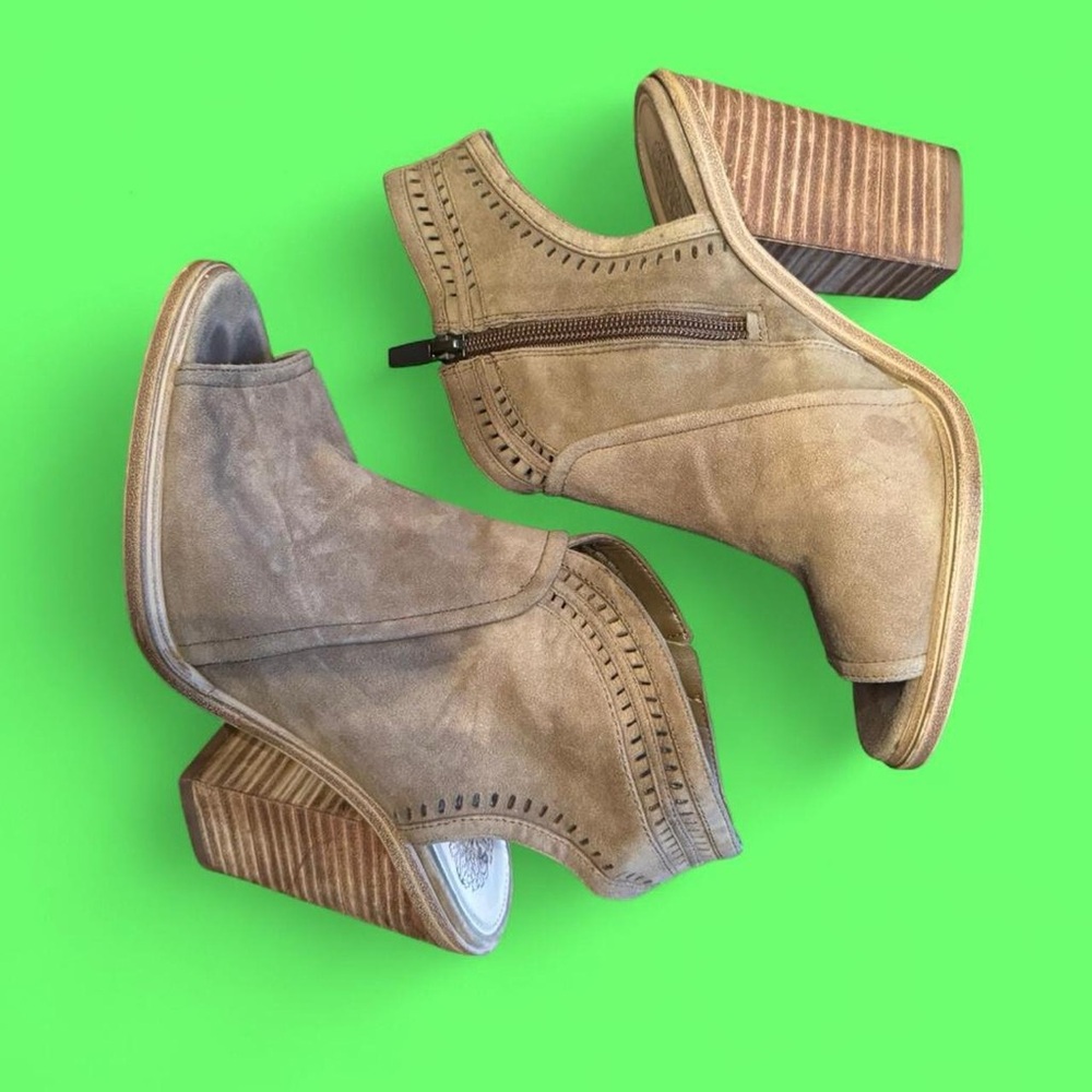 Vince Camuto Taupe Heeled Boots